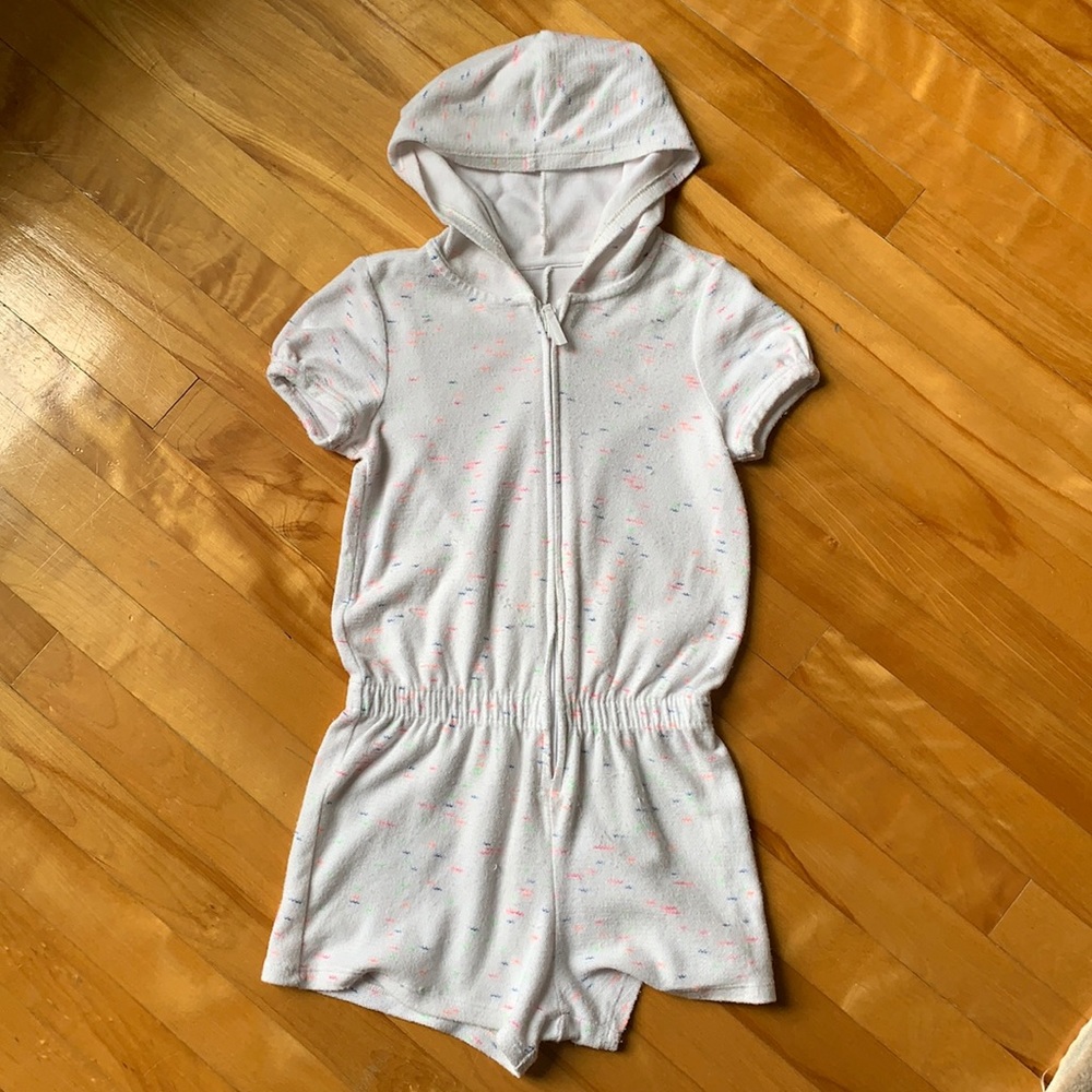 4/$20 White Jumpsuit for 7-8Y
